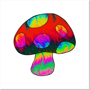 Trippy Shroom Posters and Art